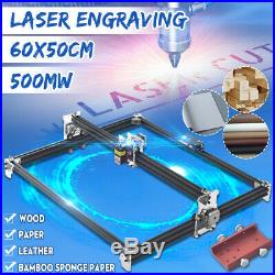 500mw 60x50CM 2 Axis CNC Laser Engraving Machine Drawing Cutting Printer DIY Kit