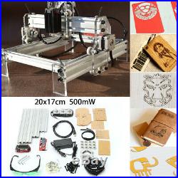 500mw Desktop Laser Engraver Engraving Machine Logo Mark Carver Printer Cutter