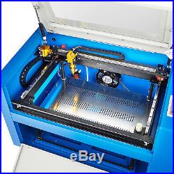 50W CO2 Laser Engraving Cutting Machine Engraver 110V USB Cutter