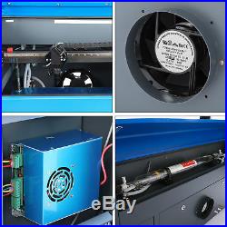 50W CO2 Laser Engraving Cutting Machine Engraver 110V USB Cutter 2012 W. Rotary