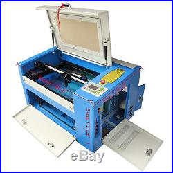50W CO2 Laser Engraving Cutting Machine Engraver Cutter USB Port with Rotary Kit