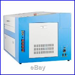 50W CO2 Laser Engraving Machine Engraver Cutter with Auxiliary Rotary 2012