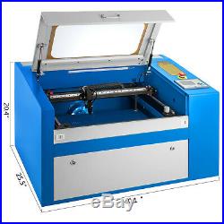 50W Engraving Cutting CO2 Laser Machine 2012 Engraver Cutter W. Rotary Dark