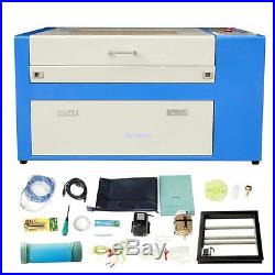 50W Engraving Cutting CO2 Laser USB Machine Engraver Cutter Water Cooling Tube