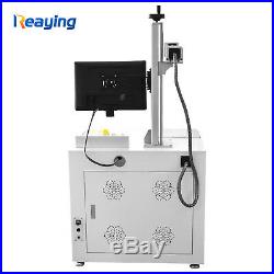 50W Fiber Laser Marking Machine Laser Engraver 300300 and rotary axis fedex