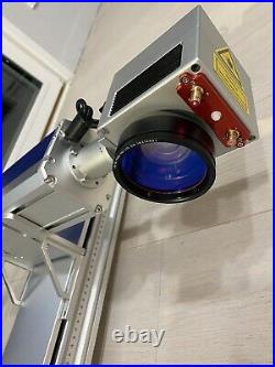 50W JPT MOPA Fiber Laser Marking Machine Motorized Z Axis Rotary 80 US Stock