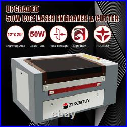 50W Laser Engraving Cutting Machine Engraver 12×20 Work Area Cutter Clearance