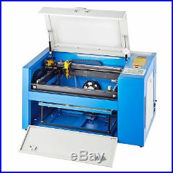 50W Laser Engraving Machine 300 500mm CO2 Engraver Cutter 2012 W. Rotary