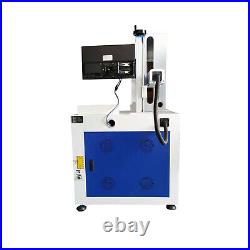 50W MAX Fiber Laser Marking Machine Metal marking and cutting rotary axis SAFE