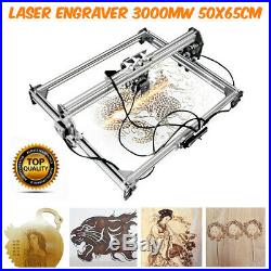 50x65cm 3000MW Area Mini Laser Engraving Cutting Machine Printer Kit