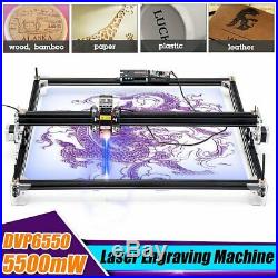 5500mw 65x50cm Laser Engraving Cutting Engraver CNC Carver DIY Printer Machine