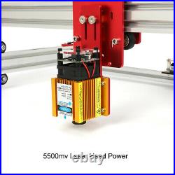 5500mw CNC Laser Engraving Machine, 45x45cm CNC Router Engraver Machine DIY