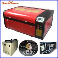 6090 100W Laser Cutter Engraving Machine & CW-3000 Water Chiller & Rotary Axis