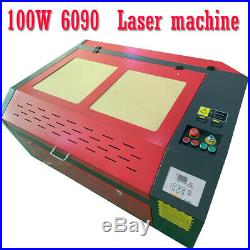 6090 100W Laser Cutter Engraving Machine & CW-3000 Water Chiller Rotary Axis DIY