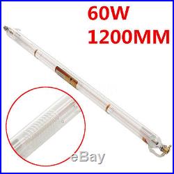 60W 1200MM Laser Tube Metal Head Glass Pipe For CO2 Engraving Cutting Machine