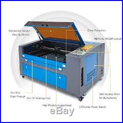 60W 24x16 CO2 Laser Engraver Cutter RDwork v8 Cutting Engraving Marking Machine