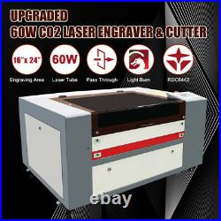 60W CO2 Laser Engraver Cutter Desktop Laser Engraving Machine with16×24 WorkArea
