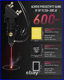 60W CO2 Laser Engraver Cutter Machine with 28x20 Inch Workbed with Water Chiller