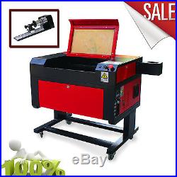 60W Laser Engraver Engraving Cutting Machine 300500(mm) + Rotary Axis