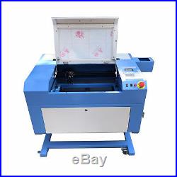 60W Laser Tube CO2 USB LASER ENGRAVING CUTTING MACHINE WITH ROTARY