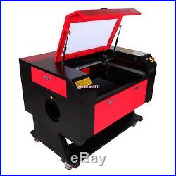 60w CO2 Laser Engraver Cutter Cutting Engraving Machine with Rotary Axis USB Port