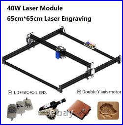 6565cm 40W Laser Engraving Machine Printer Metal Wood Engraving Machine Cutter