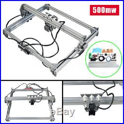 65x50cm Mini Laser Engraving Marking Machine Printer Logo Desktop Kit 500mw