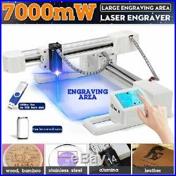 7000mW 7W Laser Engraver Printer Cutter Carver Logo Engraving Machine DIY