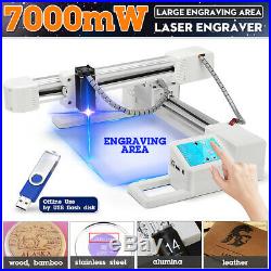 7000mW 7W Laser Engraving Machine Engraver USB Logo Mark Offline DIY Printer