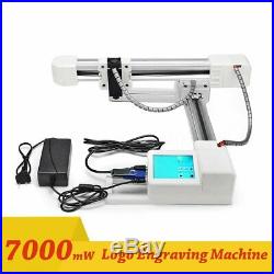 7000mW 7W Laser Engraving Machine Engraver USB Logo Mark Offline DIY Printer