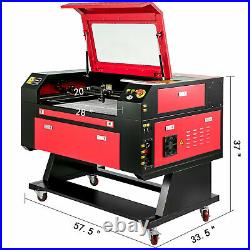 80W CO2 Laser Cutter Laser Engraver And CW-3000 Industrial Water Cooler Chiller