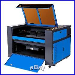 80W CO2 Laser Engraver Engraving 35 x 24 Cutting machine Electric Lifting