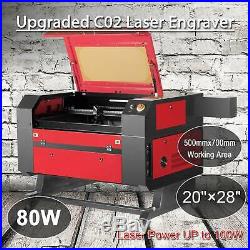 80W Co2 Laser Engraver Cutter Engraving Cutting machine 20x28 USB Port Ruida