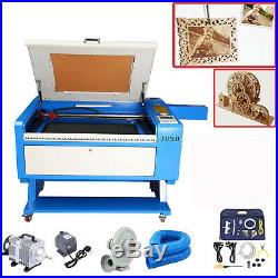 80W Co2 USB Laser Engraving & Cutting Machine 700x500mm with 4 Wheels