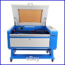 80W Co2 USB Laser Engraving & Cutting Machine 700x500mm with 4 Wheels