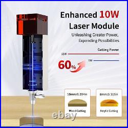80W Electric Power Powerful Laser Engraving Machine 32-bit GRBL Controller
