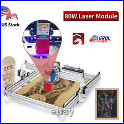 80W Laser 3040cm CNC Engraving Cutting Machine Laser Engraver Desktop DIY