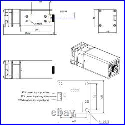 80W Laser Engraver Module Kit Laser Head 445nm for CNC Laser Engraving Machine