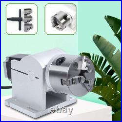 80mm Axis Laser Marking Machine Rotary Axis Engraver Rotating Fixture Universal
