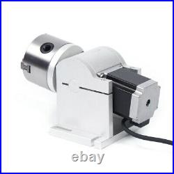 80mm Axis Laser Marking Machine Rotary Axis Engraver Rotating Fixture Universal