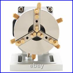 80mm Jewelry Marking Tool 90deg 360 Rotary Axis for Laser Engraving Machine DIY