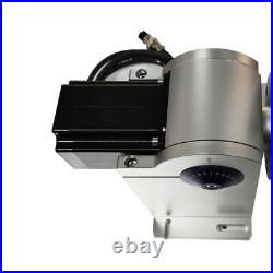 80mm Rotating Axis Fiber Laser Marking Machine/Driver Rotary Chuck Rotary Shaft