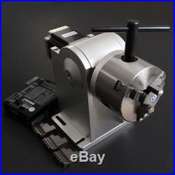 AOK LASER 4th axis 80mm rotary attachment with driver for laser marking machine
