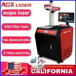 AOK LASER MOPA Fiber Laser 30w M1+ Engraving color marking Machine