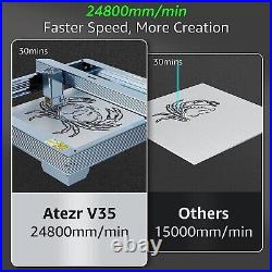 ATEZR 160W Laser Engraver&Cutting Machine+KA Air Assist 35W Output Laser Cutter