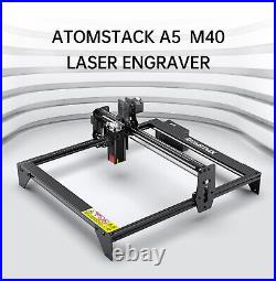 ATOMSTACK A5 M40 Laser Engraver 40W Engraving Cutting Machine DIY Cutter US