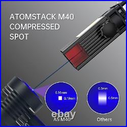 ATOMSTACK A5 M40 Laser Engraver Engraving Cutting Machine, 5.5-7.5W Laser Power