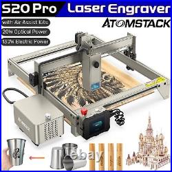 ATOMSTACK S20 Pro 130W Laser Engraver CNC Laser Engraving Machine Laser Cutter