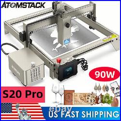 ATOMSTACK S20 Pro 90W Power Laser Engraver Laser Engraving Cutting Machine US