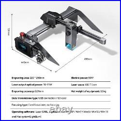 Atomstack P9 M50 Laser Engraving Machine 50W CNC Metal/Glass/Wood 10W Output
